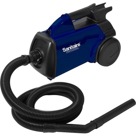 Sanitaire Vacuum, Canister, 10" Path, 2.6 Quart Capacity, Blue/Black BISSL3681A